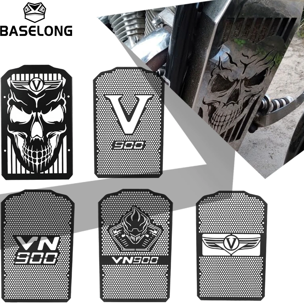 

Motorcycle Radiator Grill Guard Covers FOR KAWASAKI VULCAN 900 VN900 CLASSIC/LT Vulcan900 VN 900 Custom 2006-2024 2023 2022 2021
