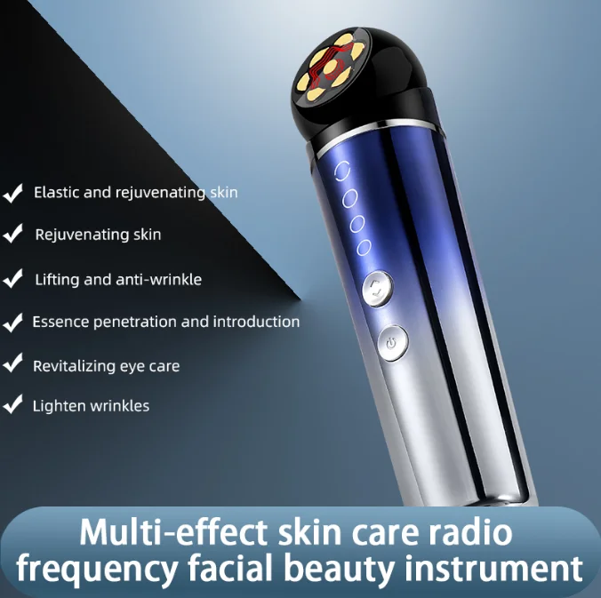 5-in-1 oplaadbaar gezichtsschoonheidsapparaat Gezicht Hals Lifting Huidverzorgingshulpmiddel Huidverstrakking Anti-rimpel Massager voor thuisgebruik