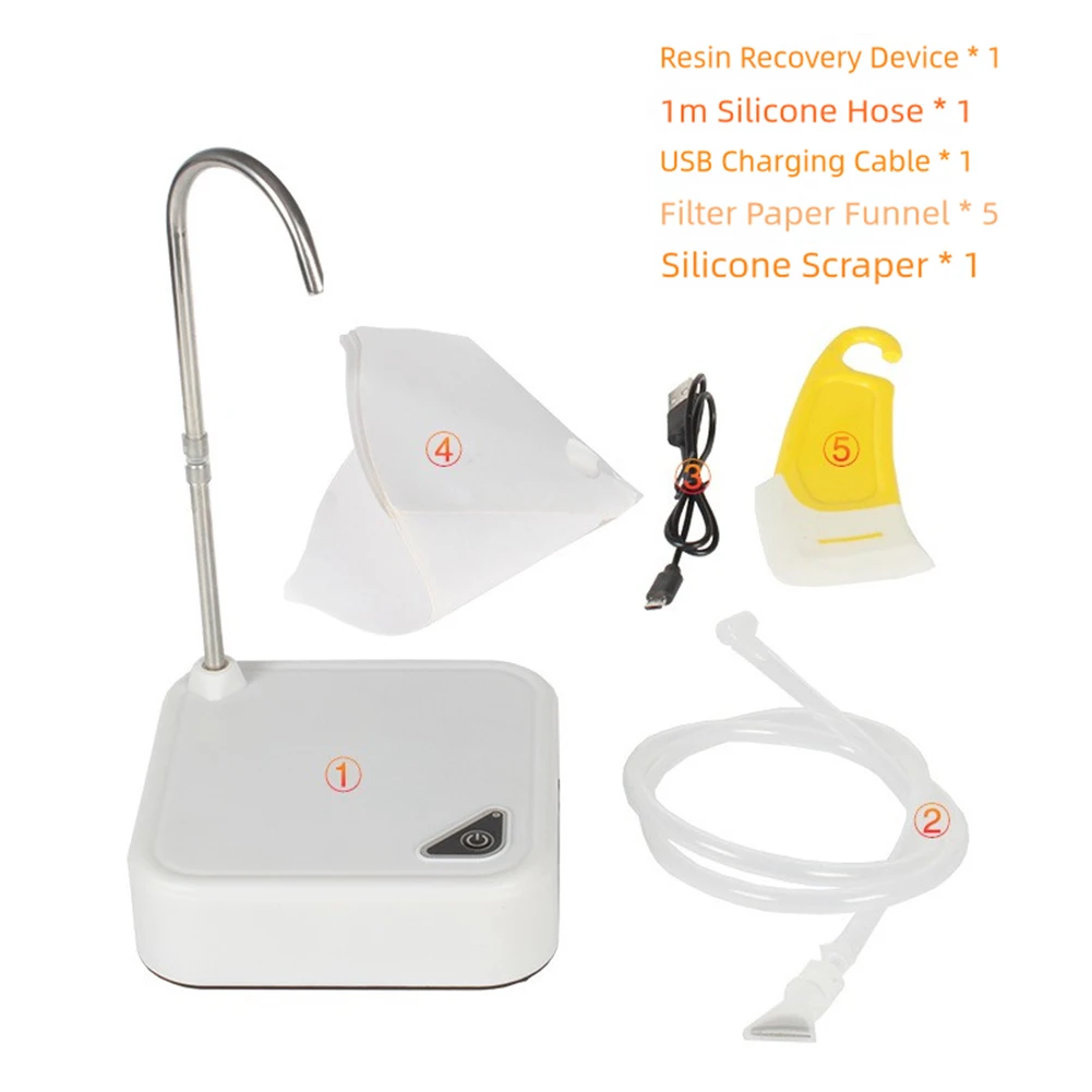 1 مجموعة الأشعة فوق البنفسجية قابلة للعناية بالضوء الراتنج أداة إعادة التدوير تصفية الكهربائية إعادة تدوير مصفاة الوقوف لملحقات الطابعة ثلاثية الأبعاد #2