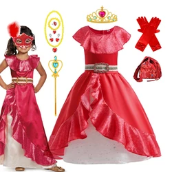 Elena Dress Girl Princess Costume Kid Cosplay Halloween Dressup Carnival Birthday Party Carnival