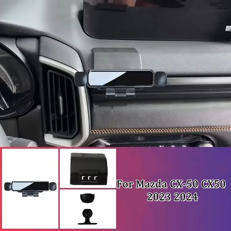 

Автомобильный держатель для мобильного телефона, подставка, зажим для Mazda CX-50 CX50 2023 2024