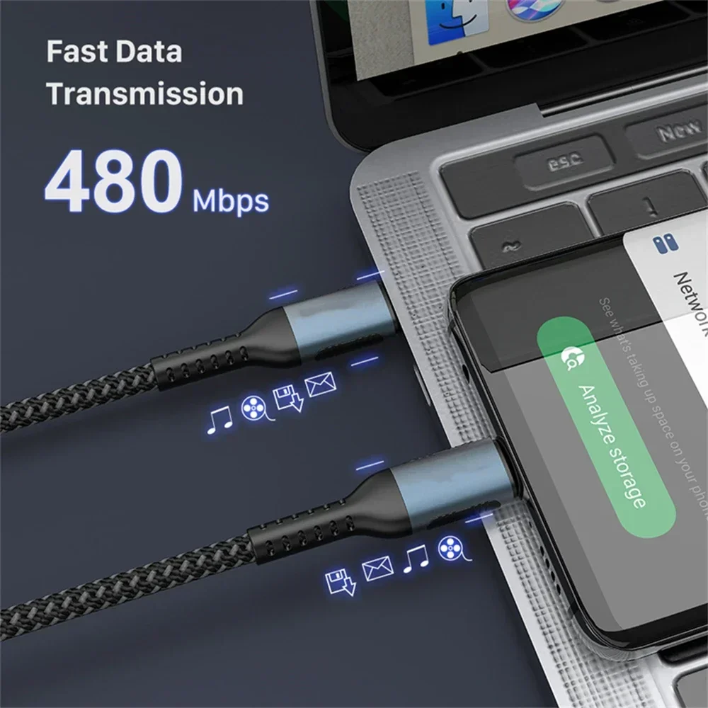 Type-C to USB C cable 100W/5A PD fast charging charger cable suitable for Samsung S21 S20 S24 , Xiaomi,Huawei  0.5M 1M  2M