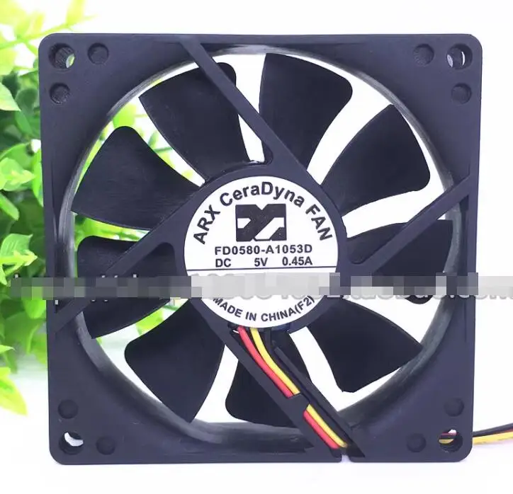 

Ltsf For ARX FD0580-A1053D DC 5V 0.45A 80x80x20mm 3-Wire Server Cooling Fan8cm