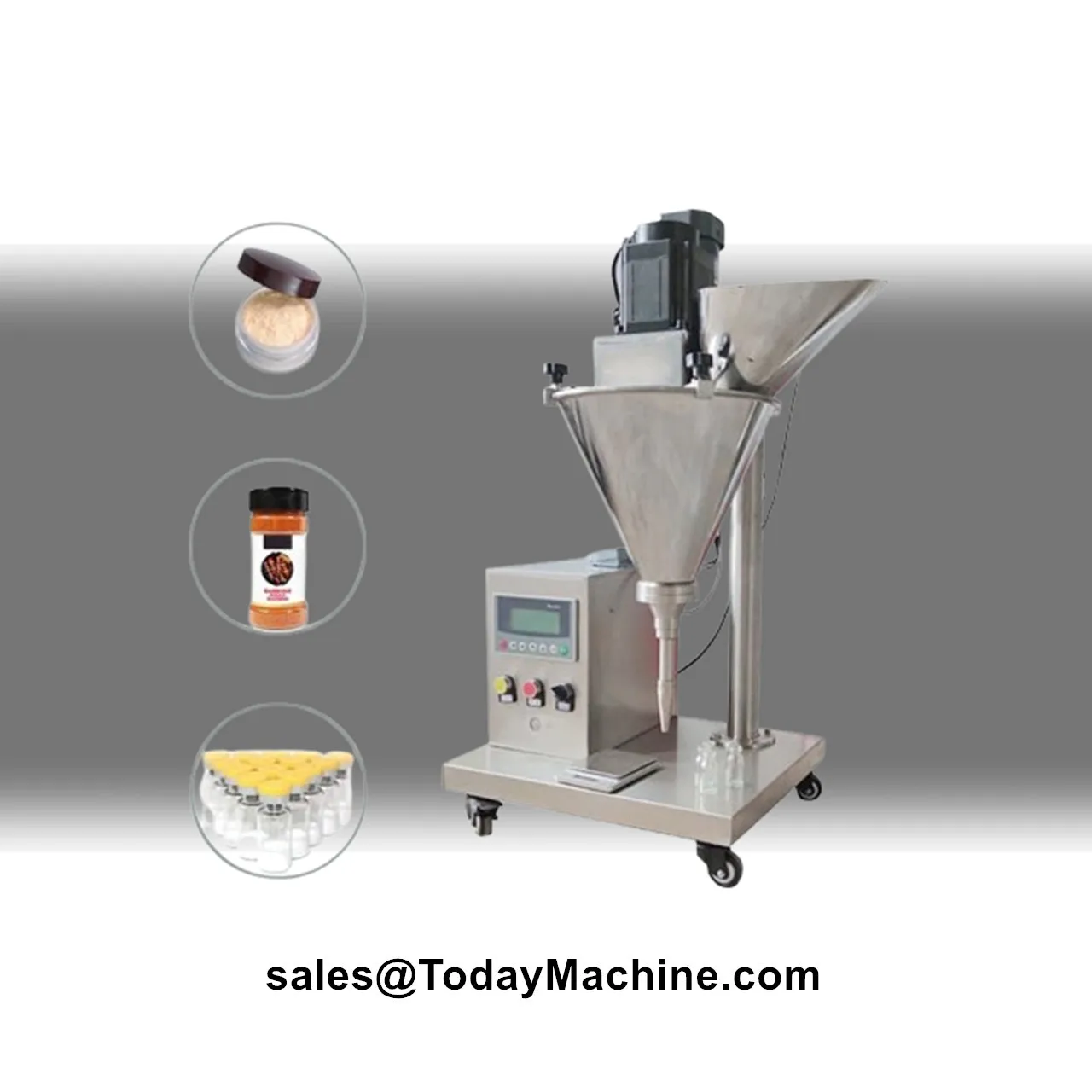 Semi Automatic Auger Powder Filling Machine for Spice Seasoning Powder