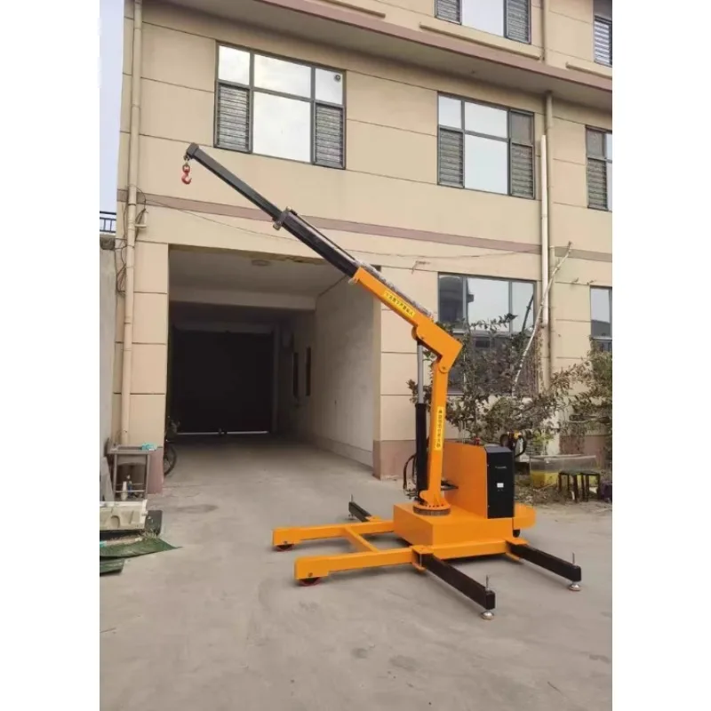 

Mobile Rotating Crane, Automatic Electric Hydraulic, 1-2 Ton Vehicle Mounted Simple Handling Lift FOB price