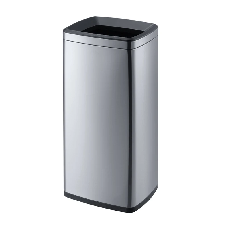 

Коммерческий мусорный бак из нержавеющей стали, коридор гостиничной компании, большая вместимость, 50 литров, ванная комната в торговом центре, прямая доставка