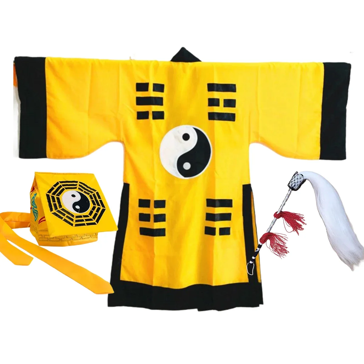 2025 Halloween Costume taoïste pour homme, robe adulte, exorcisme, fantôme attrapant, tenue Bagua, Halloween, cosplay, taoïste