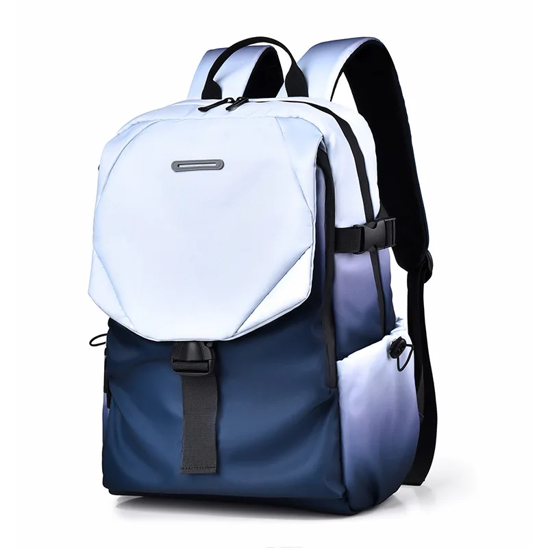 

New High-end Gradient Color Backpack, Outdoor Sports Travel Bag, Multi-functional Large-capacity Waterproof Computer Backpack
