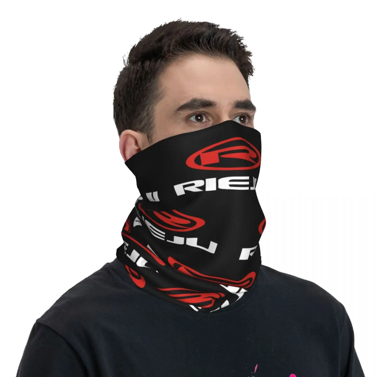 RIEJU-Écharpe de moto unisexe pour adultes, cagoule, pull, sweat à capuche, bandana, couvre-cou, club de moto, toutes saisons