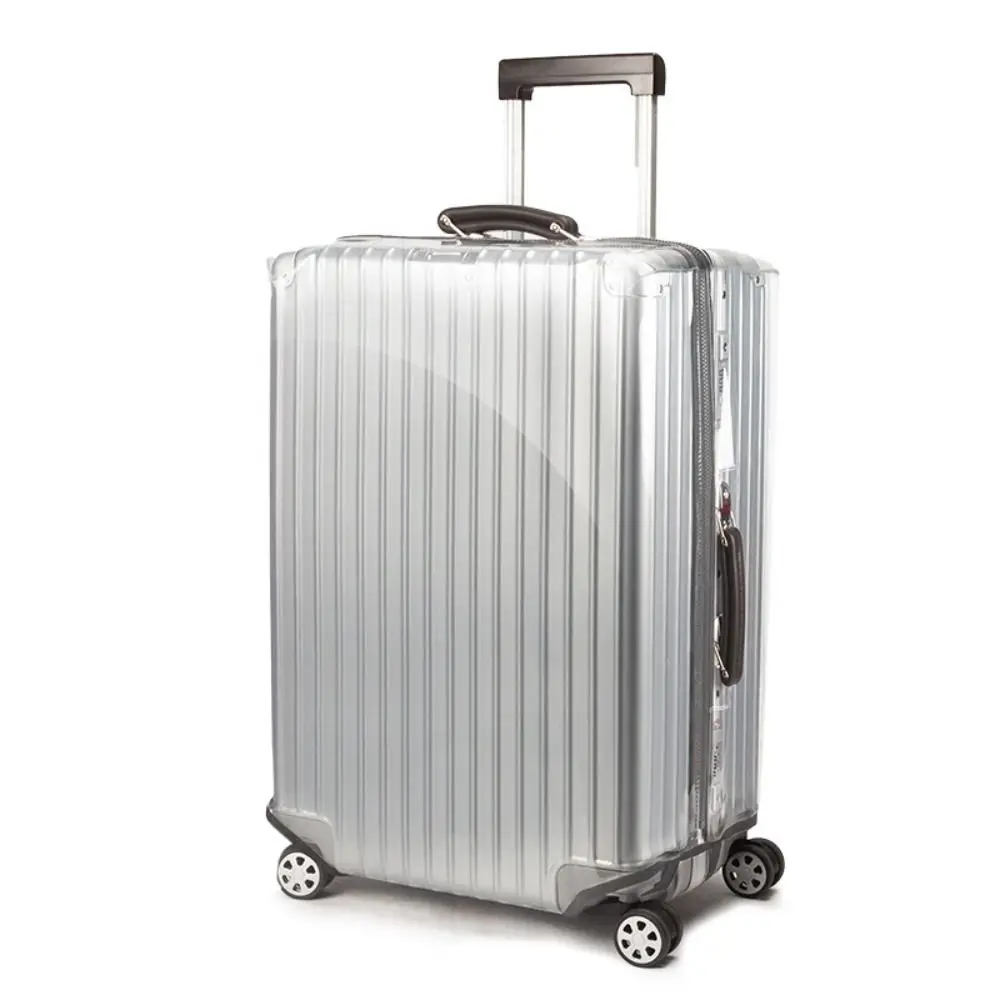 

PVC Transparent Suitcase Cover Waterproof No Disassembly Required Dustproof Luggage Cover Wear-resistant Travel Accessories