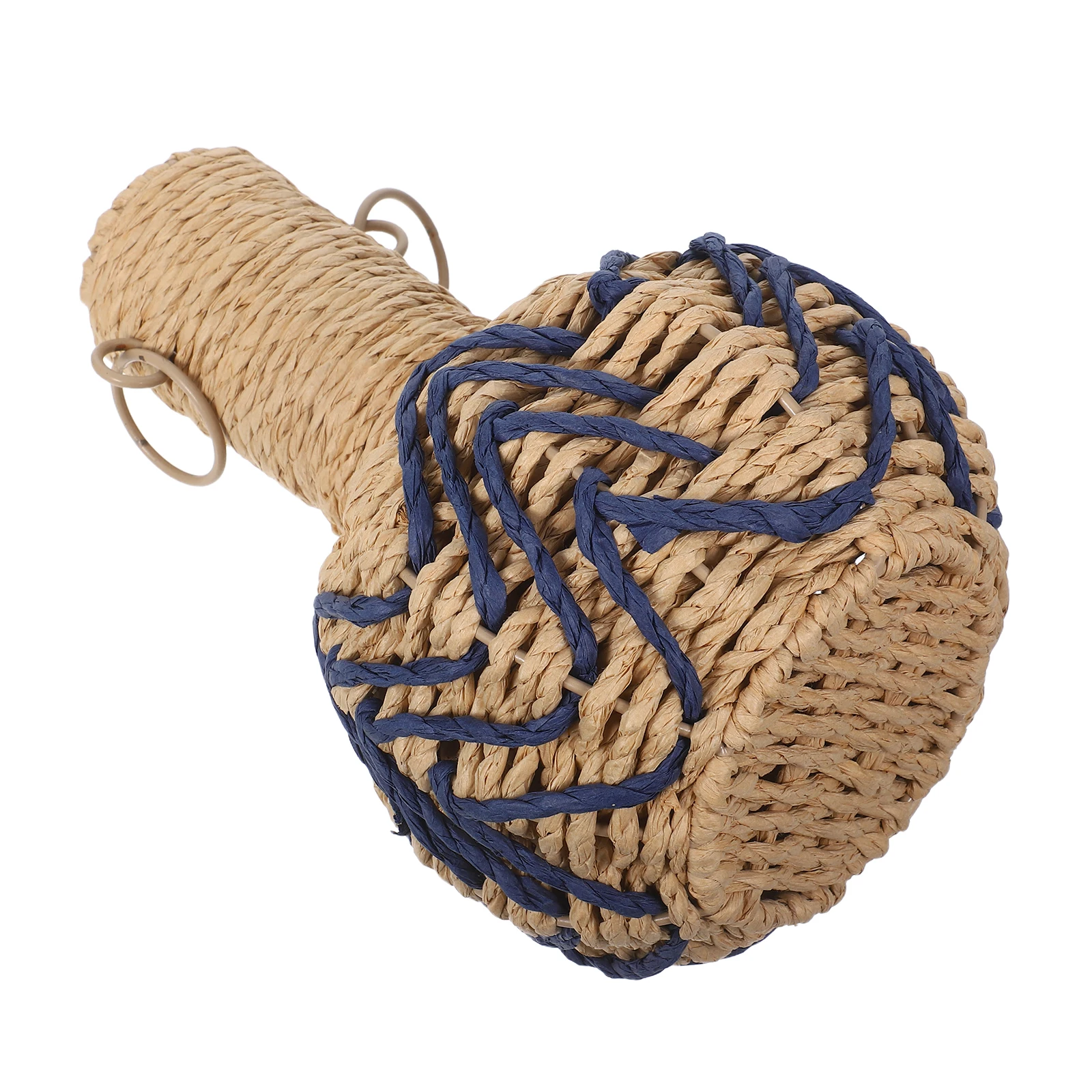 

Handwoven Paper Rope Vase Rustic Farmhouse Flower Holder For Artificial Dried Floral Arrangements Decorative Vintage Boho Woven