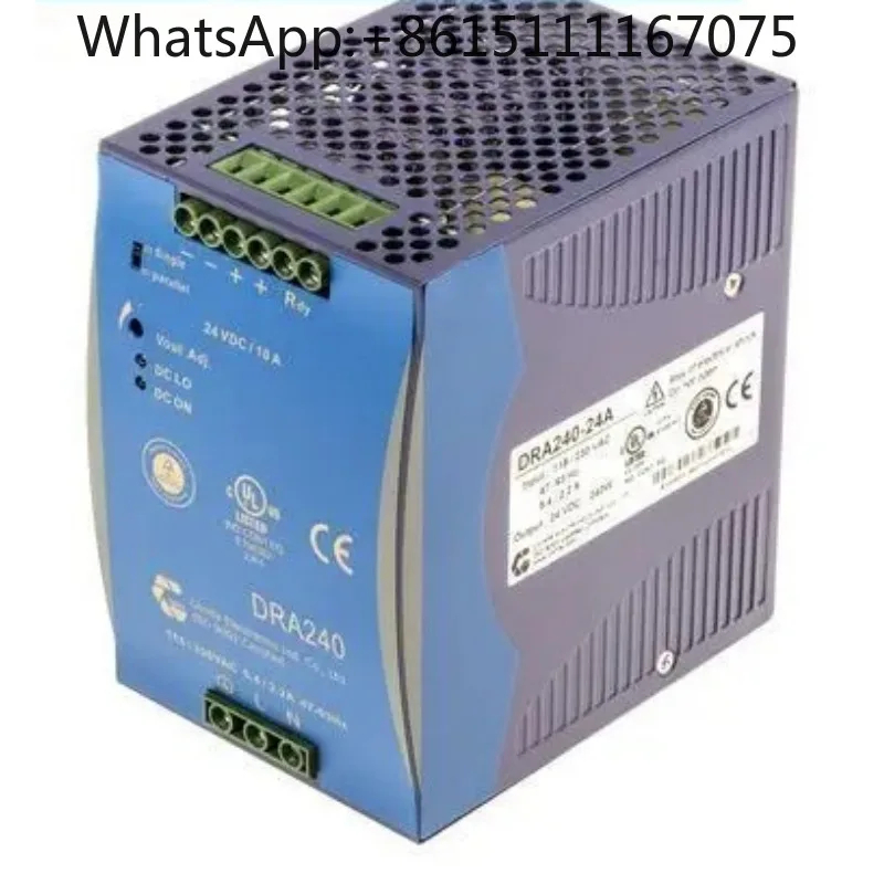 DRA240-24A Chinfa DIN Rail Power Supply 90-264V In 24V 10A 240W Out