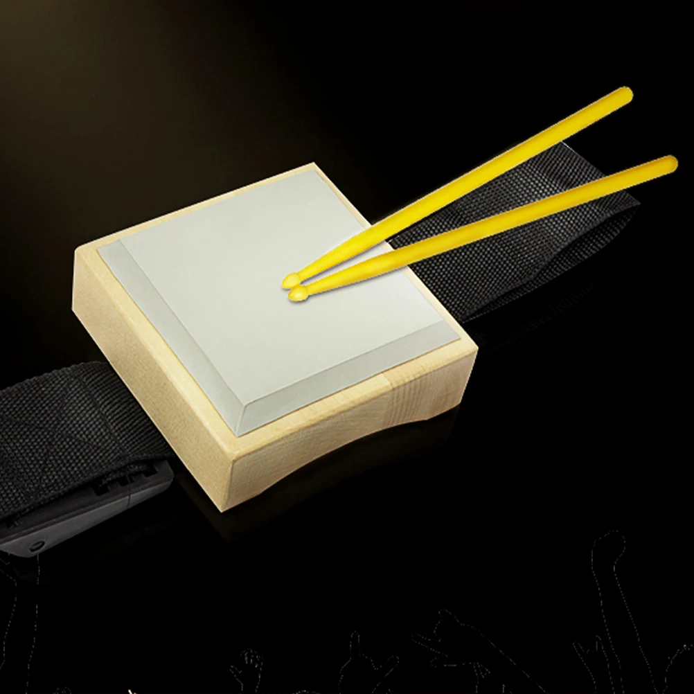 

Legging Exercise Pad Drumming Gear Practice Belt Percussion Instrument Mini Equipment Training Wooden