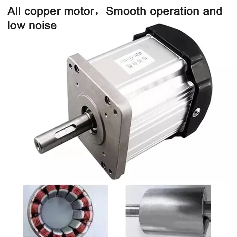 600W/800W 220V Brushless DC Servo Motor with Controller Speed Adjustable High Power Woodworking Machinery Lathe Belt Machine