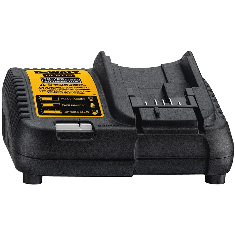 DEWALT – chargeur de batterie Lithium-Ion 12V 20V MAX, indicateur LED, Original, Charge rapide, DCB115