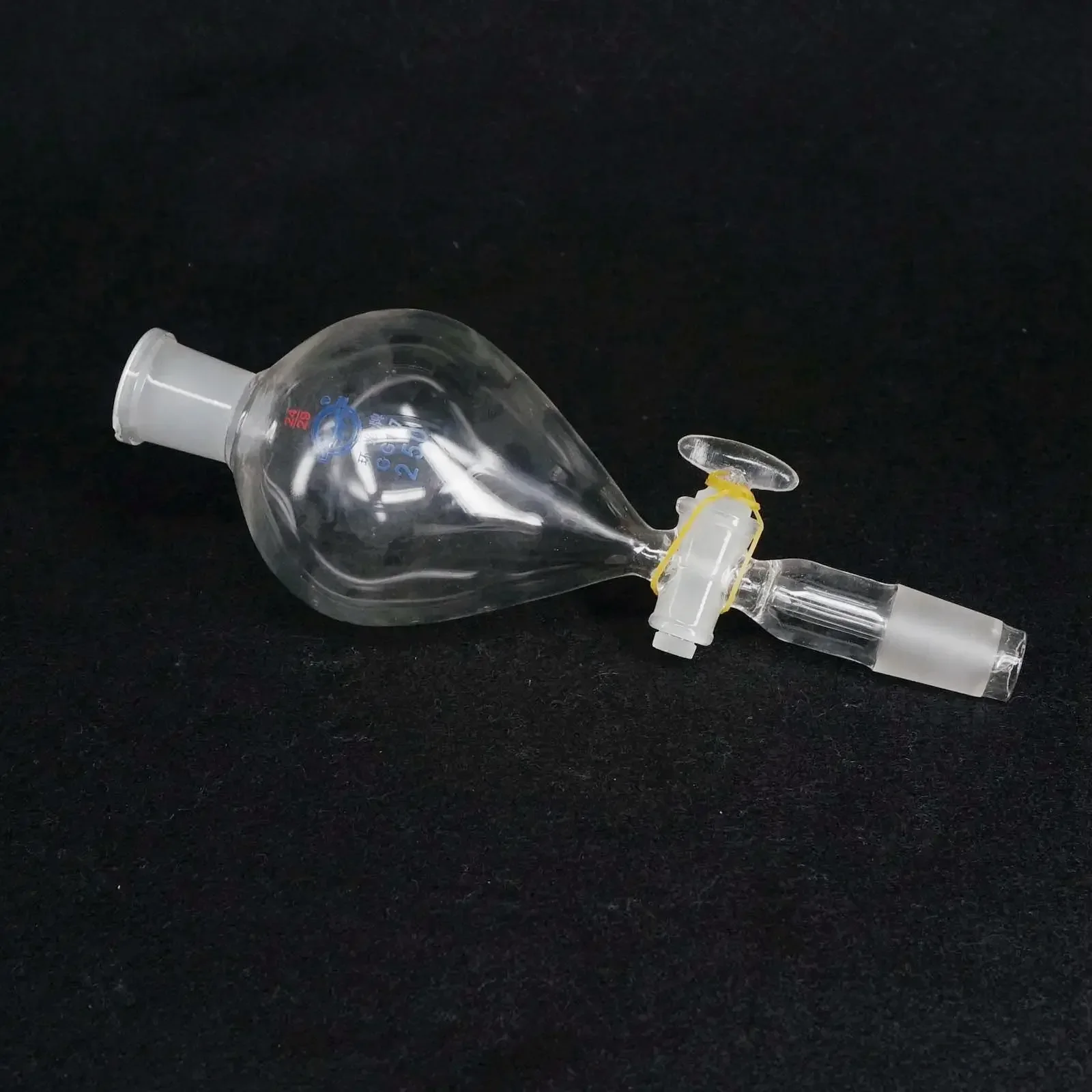 60ml 125ml 14/23 19/26 24/29 Ground Joint Ball Shaped Lab Separatory Funnel With Glass Stopcock