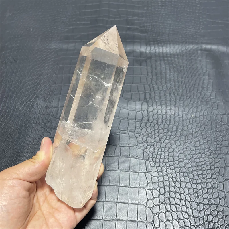 

630g Clear Lemurian Seed Quartz Point Cluster Crystal Rough Healing