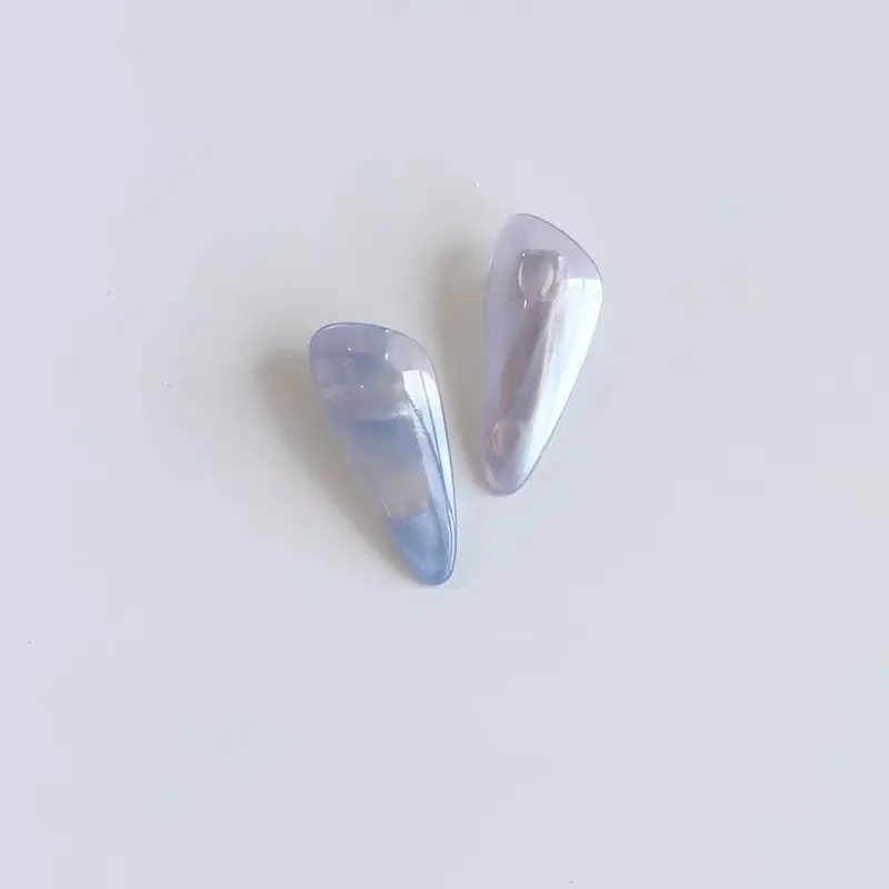 2 teile/satz Acetat Haar Clips Nette Süße Waterdrop Geometrische Barrettes Seite Pins Haarnadel Frauen Haar Zubehör – Detail 9