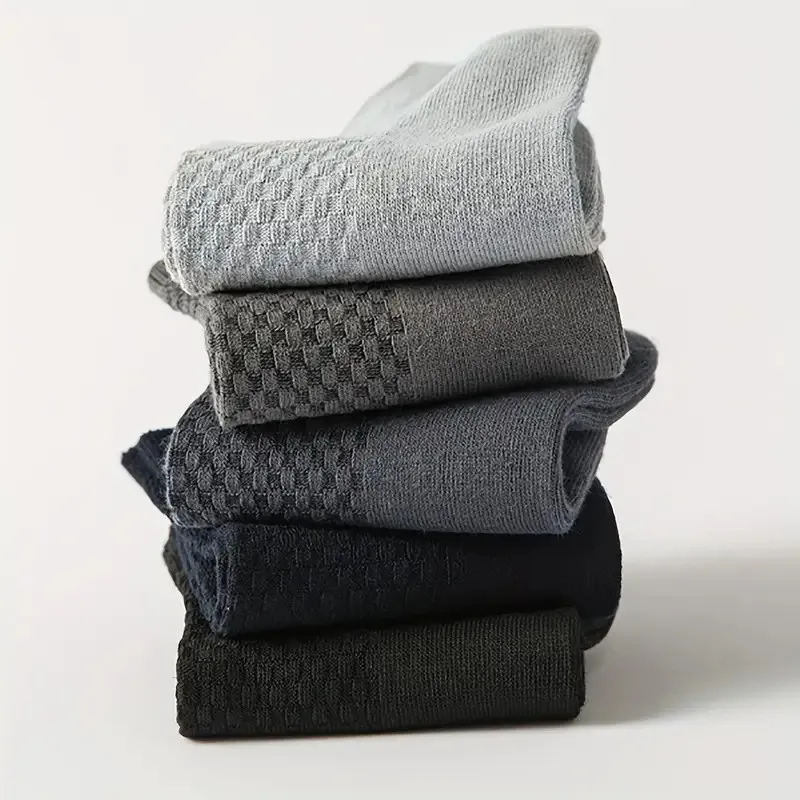 1/5 Paar Herren-Söckchen aus Bambusfaser, Business-Söckchen, Frühling und Sommer, leicht, atmungsaktiv, geruchsdicht, schweißabsorbierend, Freizeitsocken – Detail 7