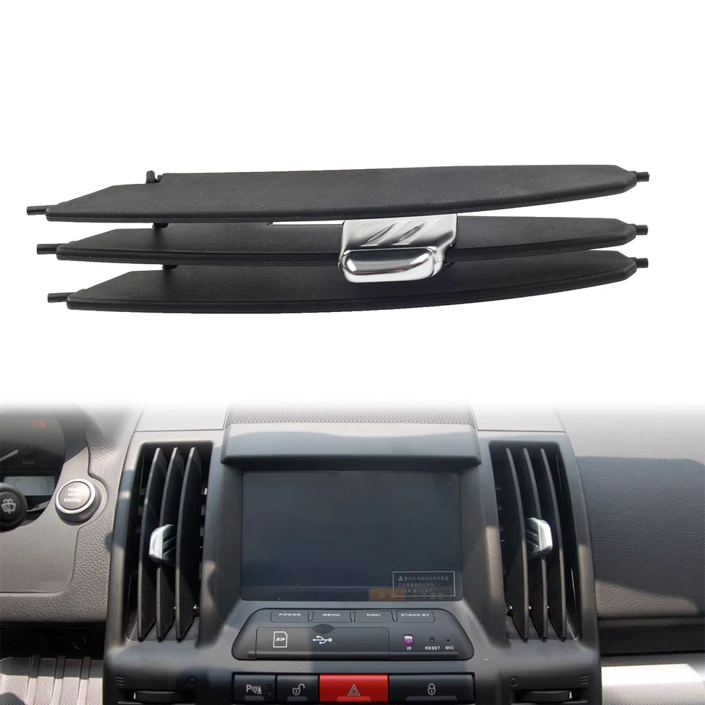 LR032937 Auto Dash Center AC Vent Grille Air Vent Outlet Repair Kit  For Land Rover Freelander 2 2007-2012 ABS Plastic Black