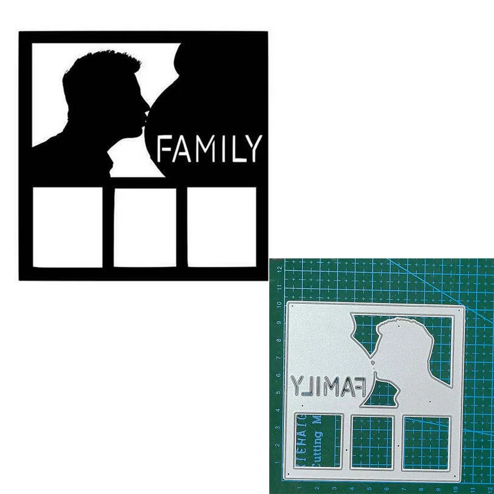 pregnant woman baby children character Metal Cutting Dies Scrapbooking Paper Cards Mould Blade Punch Template Embossing Stencils