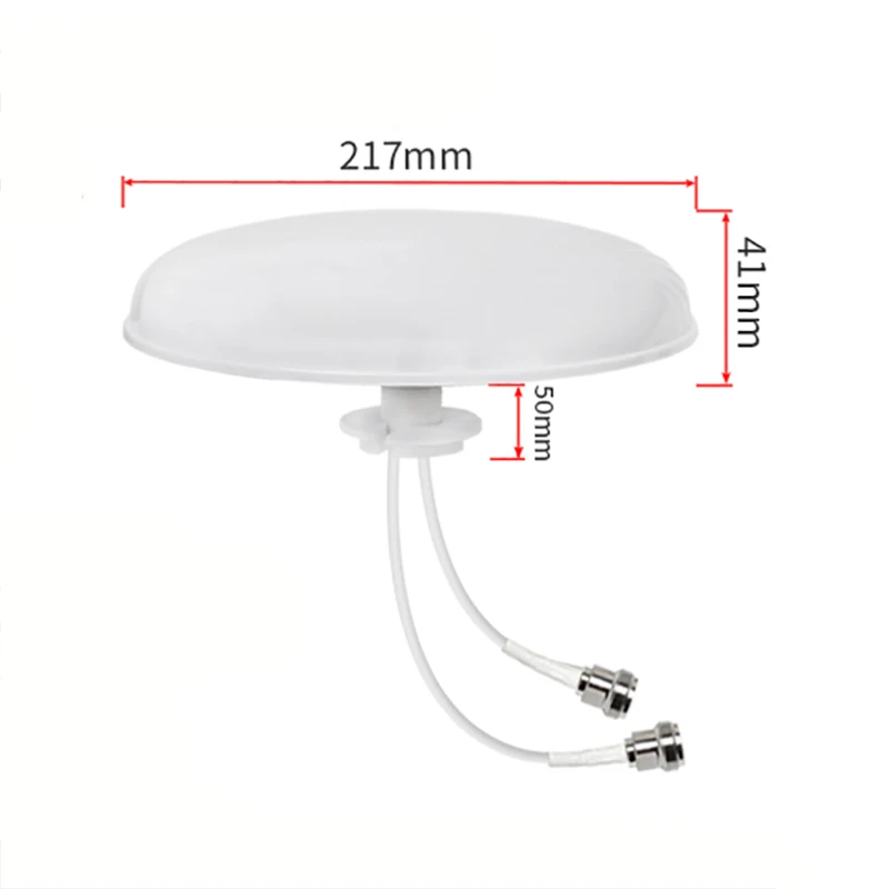 5G omnidirectional dual polarization indoor beautification ceiling antenna IP66 WIFI mobile phone signal enhancement amplifier