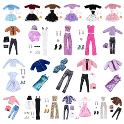 New Doll Clothes Costume Fashion Plush Party Skirt Outfit Dress Coat Compatible for 30cm Dolls Accessories Gift Toy for Children