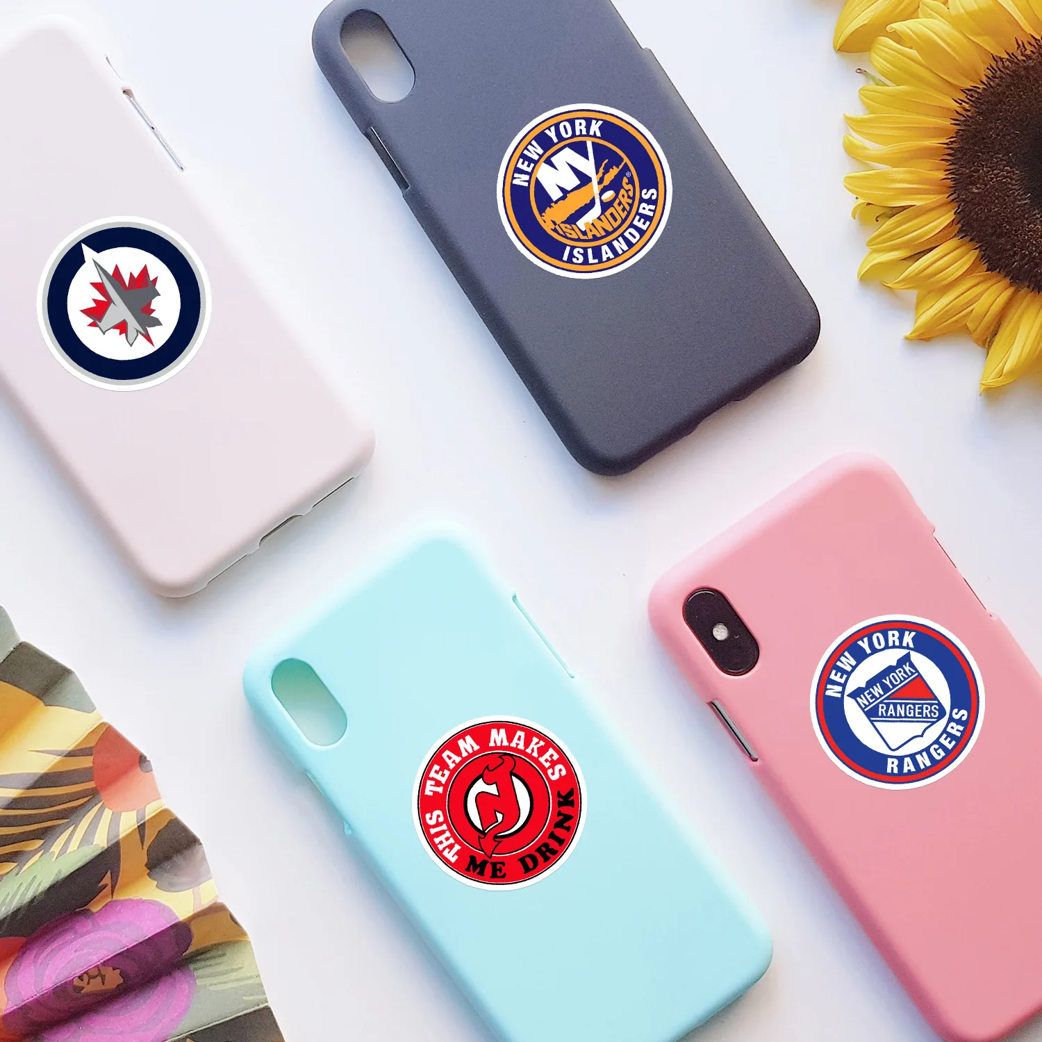 10/50Pcs Ice Hockey Bandi Ball Ice Hockey Logo Sports Graffiti Luggage Mobile Phone Case Decoration Waterproof Stickers Kids Toy - Image 5