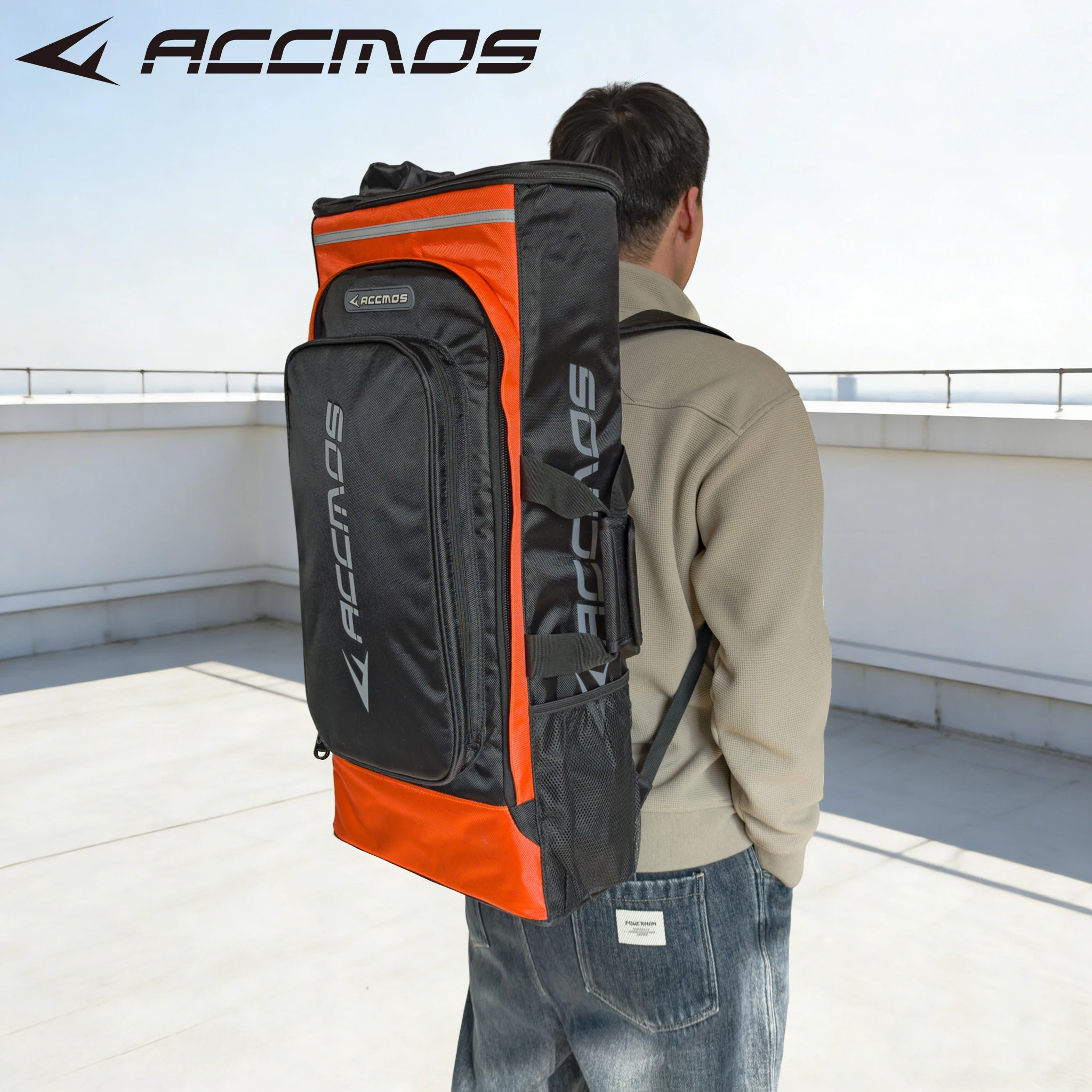 Archery Recurve Bow Bag Portable Backpack Large Capacity Convenient Carrying Case for Outdoor Hunting Shooting Storage Pockets
