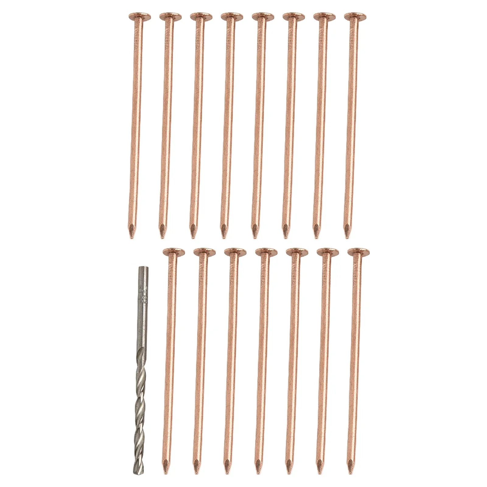 3.15-inch Nails Copper Nails For Trees Easy Stump Removal Tools Copper Nails Stump Removal Hardware Soft Copper Material
