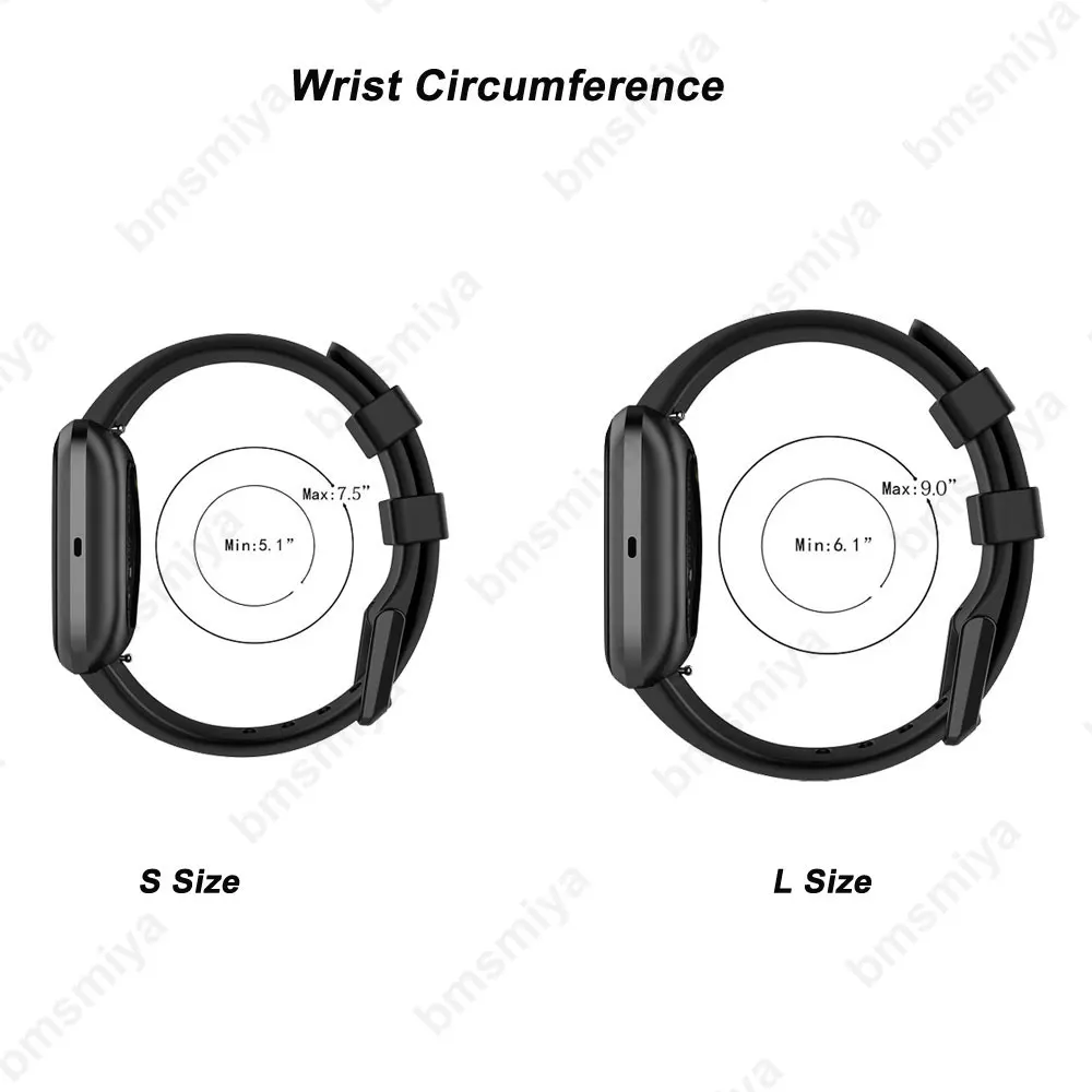 1 Uds bandas de silicona correa de reloj para Fitbit Versa 2/Versa/Versa Lite reloj inteligente pulsera de repuesto accesorios de correa