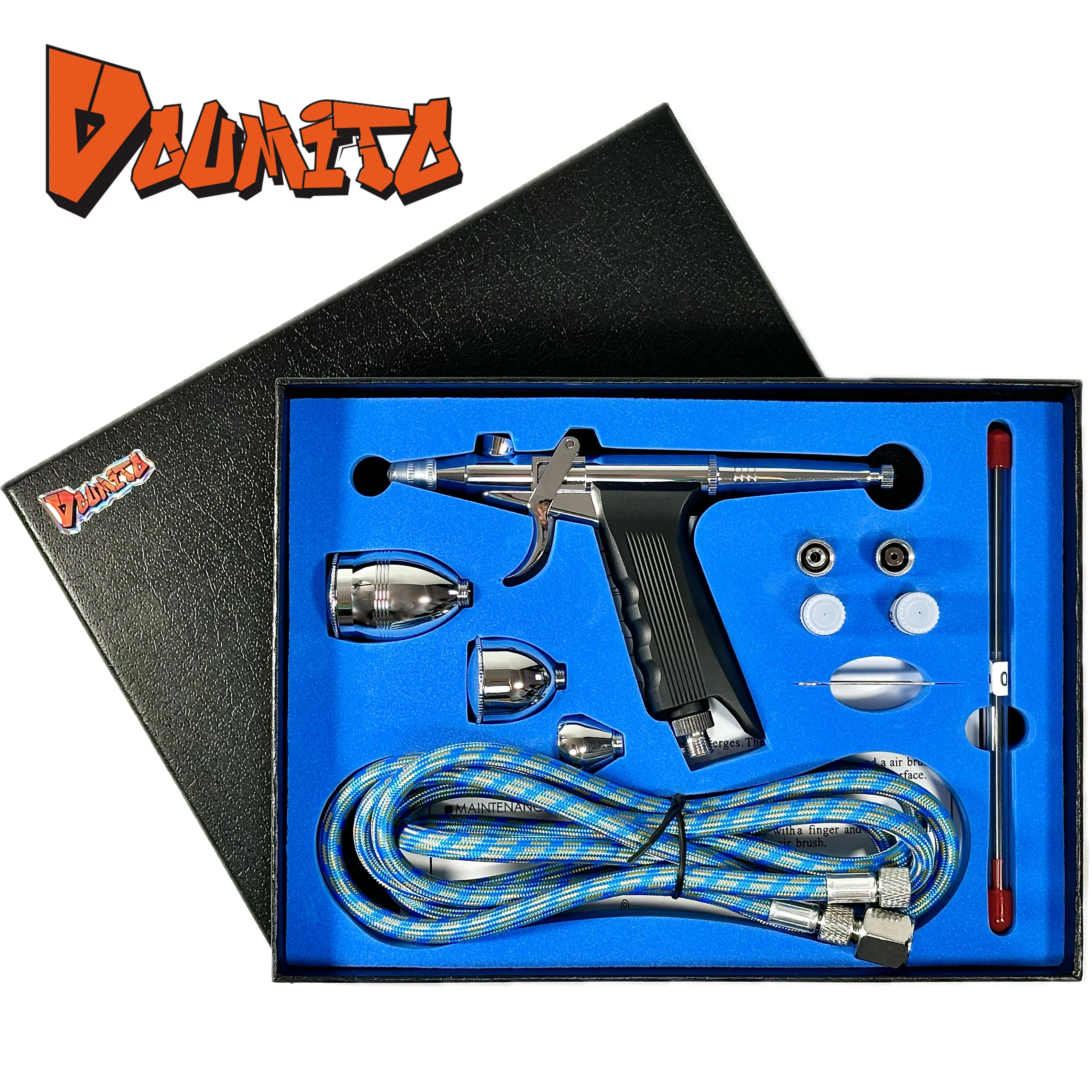 kit airbrush dual action trigger conjunto de pintura air brush 02 mm 03 mm 05 mm agulhas modelo airbrush multiuso bolo thinner 01