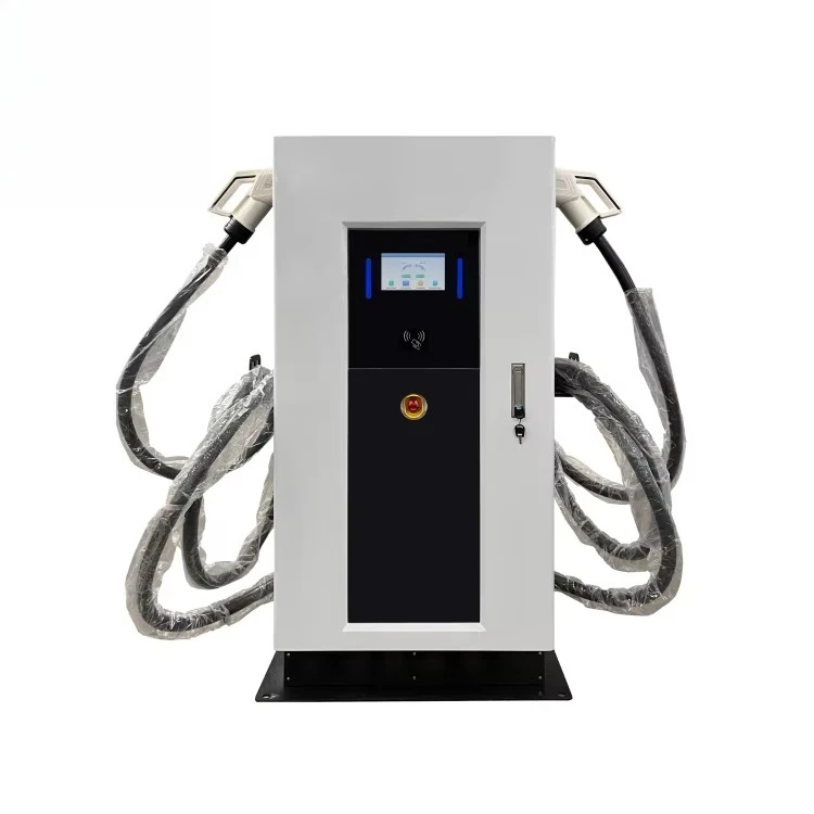 High power 40-80KW electric vehicle DC charging pile, AC380V input, 200-1000V wide voltage output, multi-standard connector