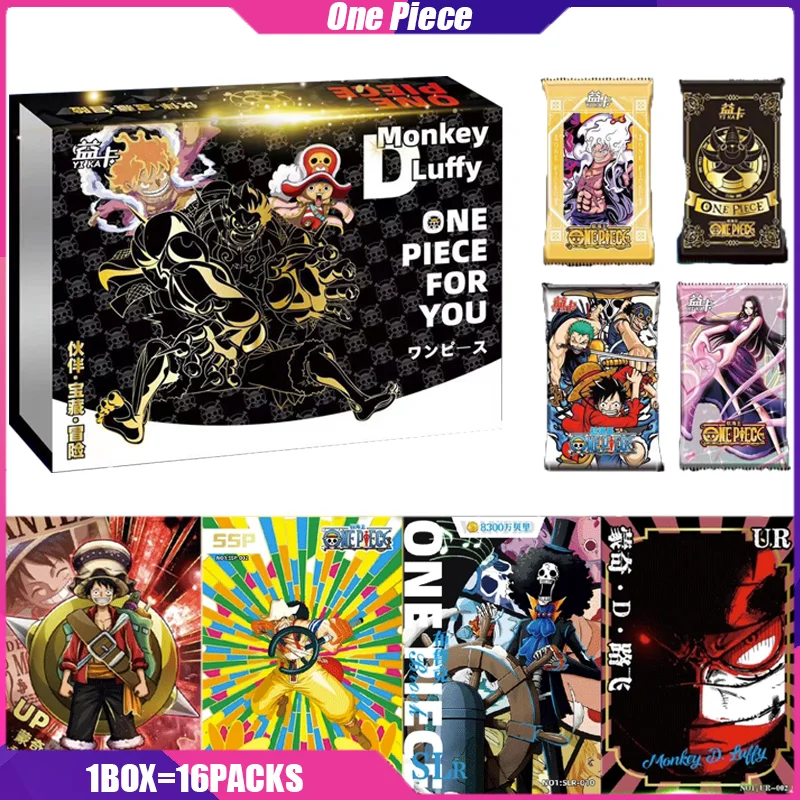 

One Piece Cards YIKA The Ultimate Treasure Anime Collection Cards Board Games Toys Mistery Box Birthday Gifts for Boys and Girls