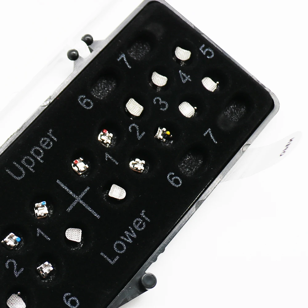 

10 Boxes Excellent Plastic Box Mesh MBT 345Hooks0.022 Ortho Mini/Standard Metal Bracket