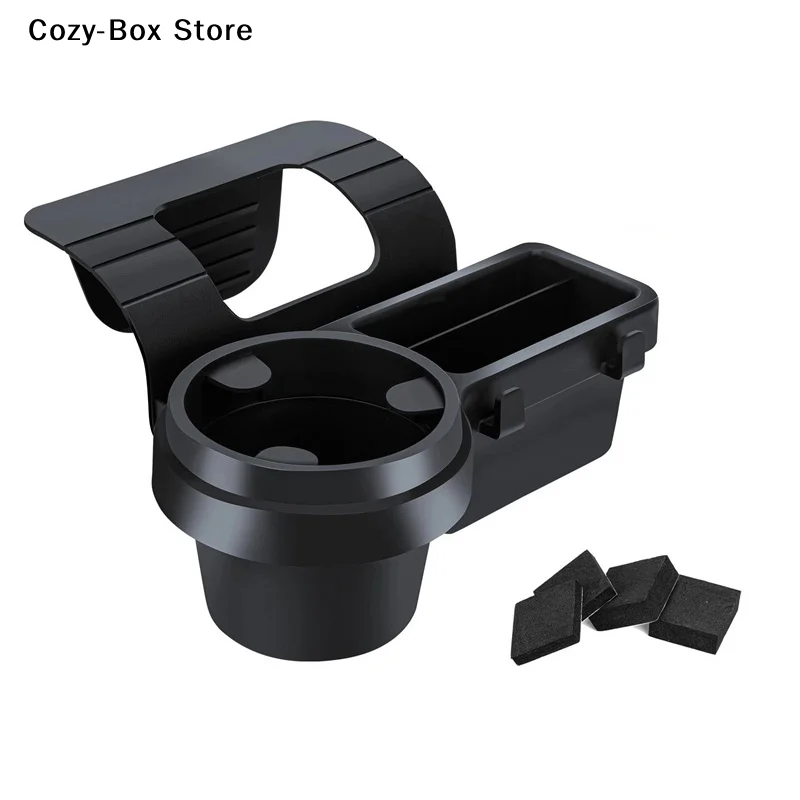 [ZY]Car Cup Stand Phone Holder Mount Tray Side Door Window Storage  Pocket Hanging Storage Rack With Auto Interior Accessories