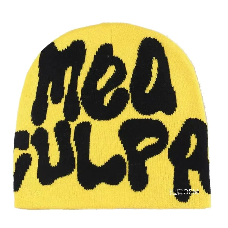 In-Stock Amazon Best-Selling MEA CULPA Breathable Knit Beanie Hat Direct From Manufacturer Unisex Non-Capitalist Winter Warm