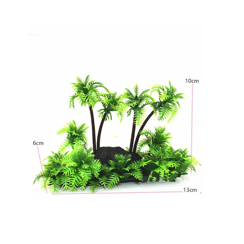 Green Artificial Aquarium Plants, Plastic Lawn, Grass, Ornament, Fish Tank, Landscape Decor