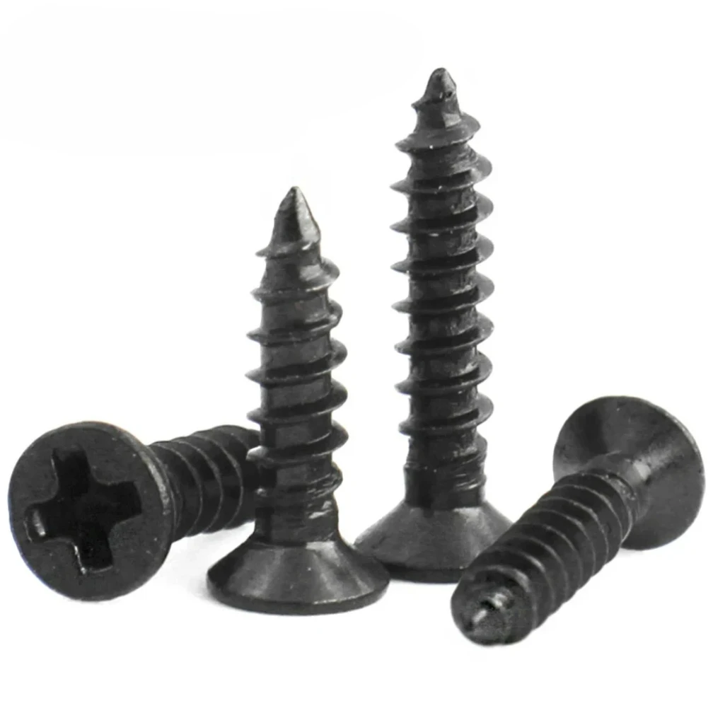 

wholesale black cross self-tapping screws M3.5, locking screws, metal, suitable for drywall, gypsum board and light steel joist