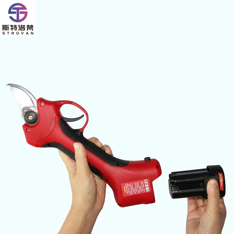 25-40mm Cutting Orchard Vineyard Garden Work Cordless Secateurs High Efficiency Electric Pruning Shears Scissors
