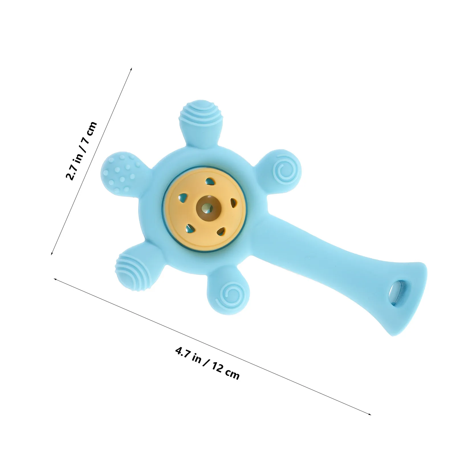 Babybijtring Uniek ontwerp Veilig materiaal Gemakkelijk vast te houden Tandjesverlichting voor baby's Ringvorm Zintuiglijk bijten