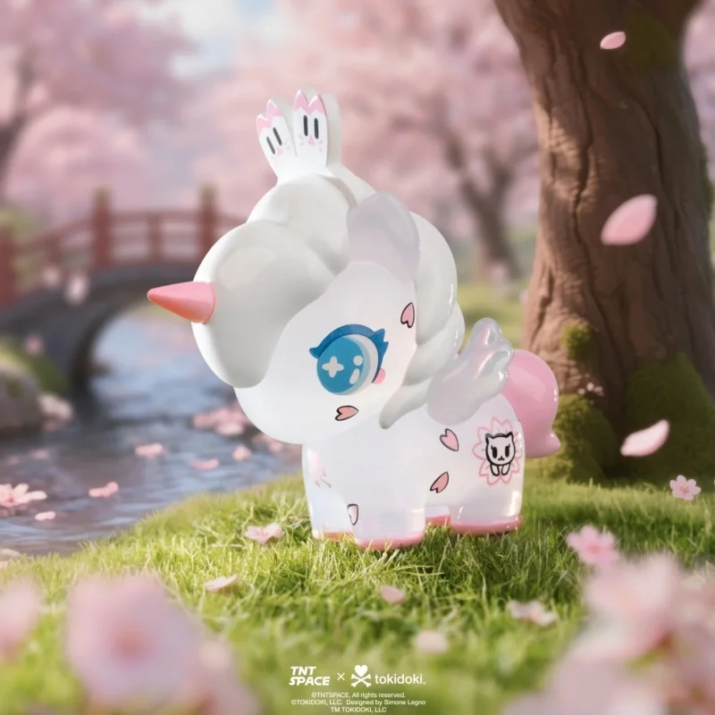 

New TNTSPACE TOKIDOKI Chibi Style Unicorno Seasons In Bloom Series Blind Box Cute Unicorn Toy Model Girls Birthday Surprise Gift