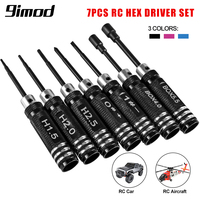 9IMOD RC Hex Driver Set Metal Screwdriver Tool Hex Wrench Set RC Repair Tools Kit RC Hexagon Wrench Repair Tools for FPV Drone