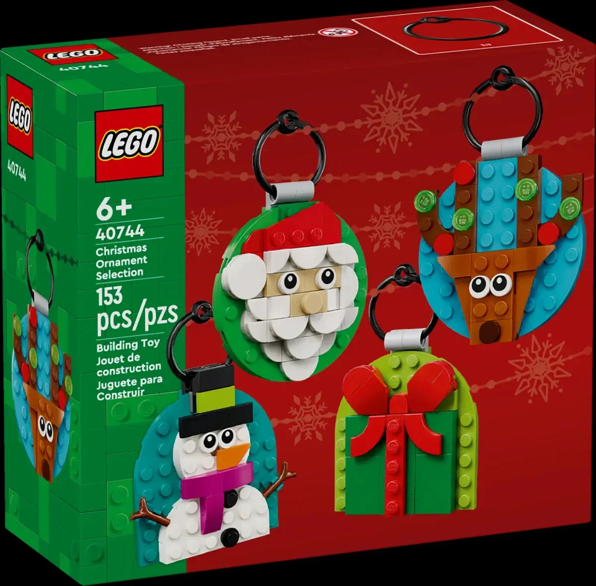 LEGO® Christmas Ornament Selection 40744 for Kids Aged 6+ Kids
