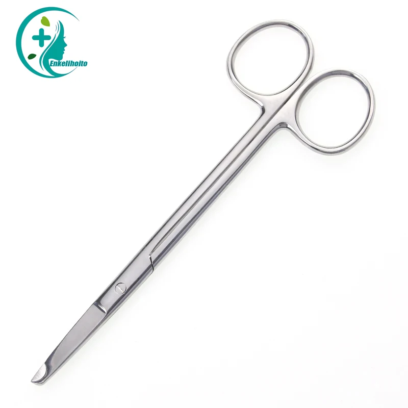 nurse used a crescent moon Spencer Ligature Dissecting Scissors Stitch Suture Cutting Scissors