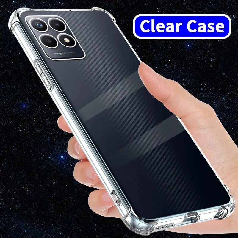 Shockproof Clear phone Case For Realme Narzo 50 50A 50A Prime 50i 50Pro Soft Protective Shell Transparent Phone Case