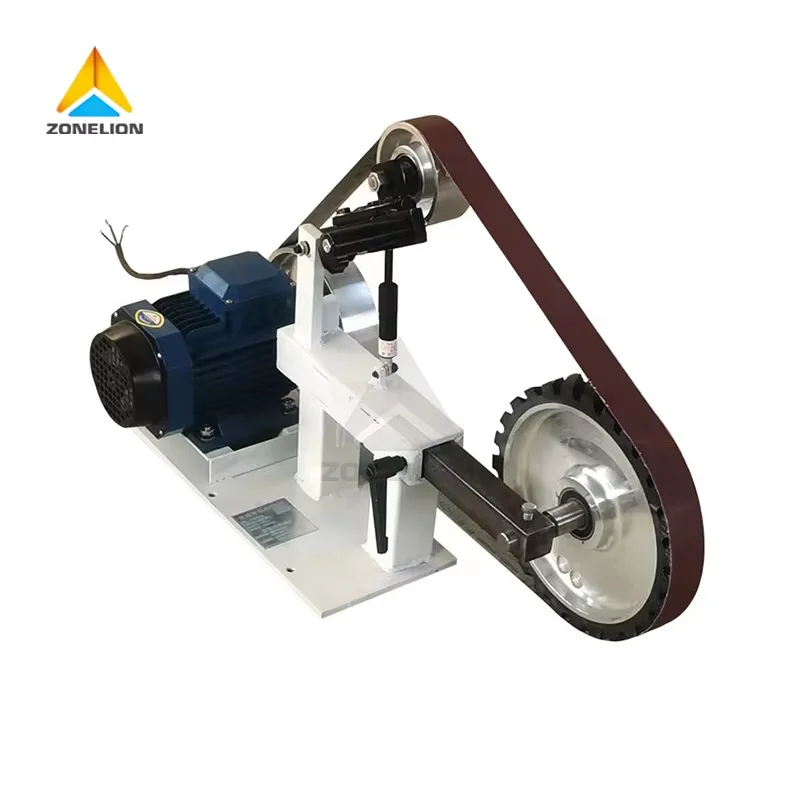 TEBAK Automatic Desktop Small Metal \Sanding Belt Machine Manufacturer Belt Grinder Machine