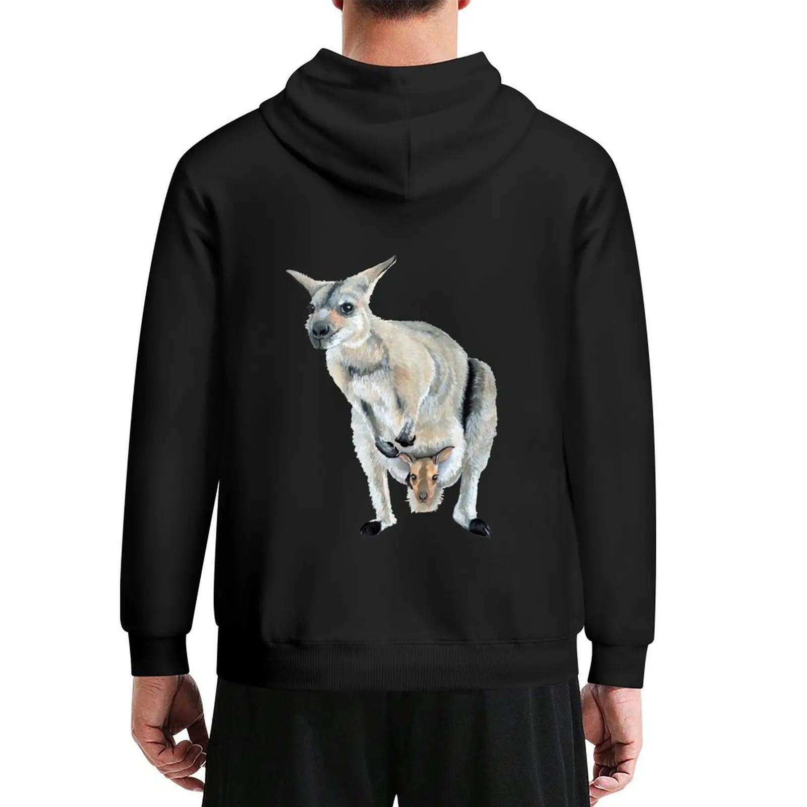 

Kangaroo and Joey Hoodie autumn korean style clothes winter clothes men's sweat-shirt new in hoodies & sweatshirts