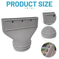 Kit de ventilation de fenêtre de climatiseur Portable, coupleur de tuyau d'échappement AC pour adaptateur de Joint de tuyau de 130mm/150mm de diamètre, tuyau d'extension 1.5m 2