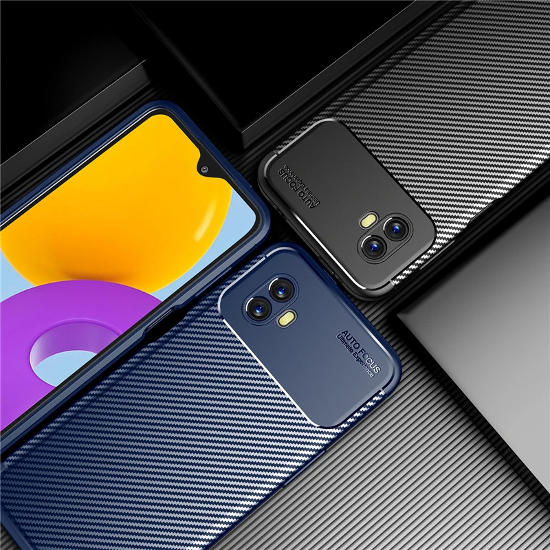 For Samsung Xcover 6 Pro Case Samsung Galaxy XCover 6 Pro Soft Carbon Fiber Cover Samsung X Cover 5 XCover Pro 2 6 XCover6 Pro